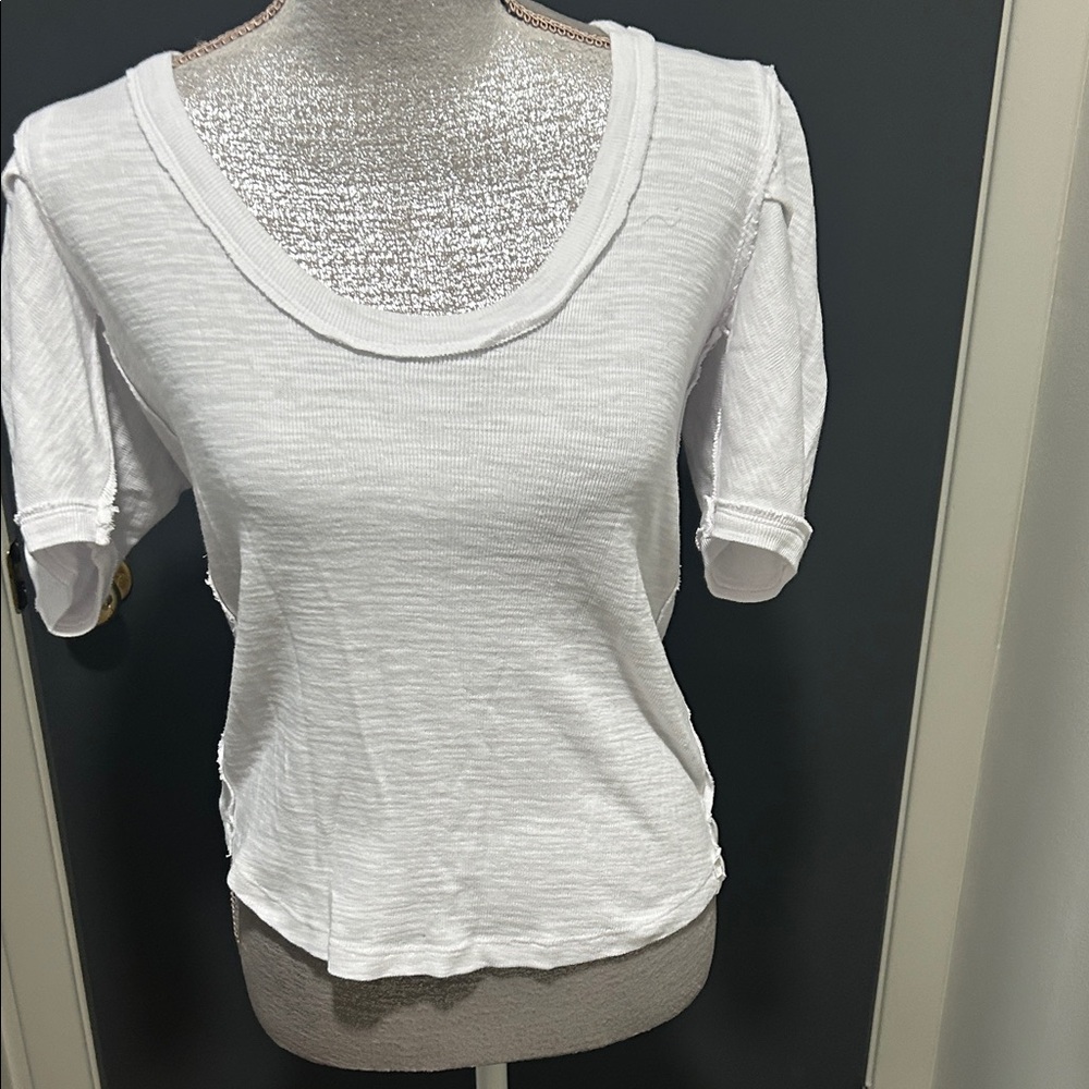 FP Movement by Free People White Short Sleeve Tee